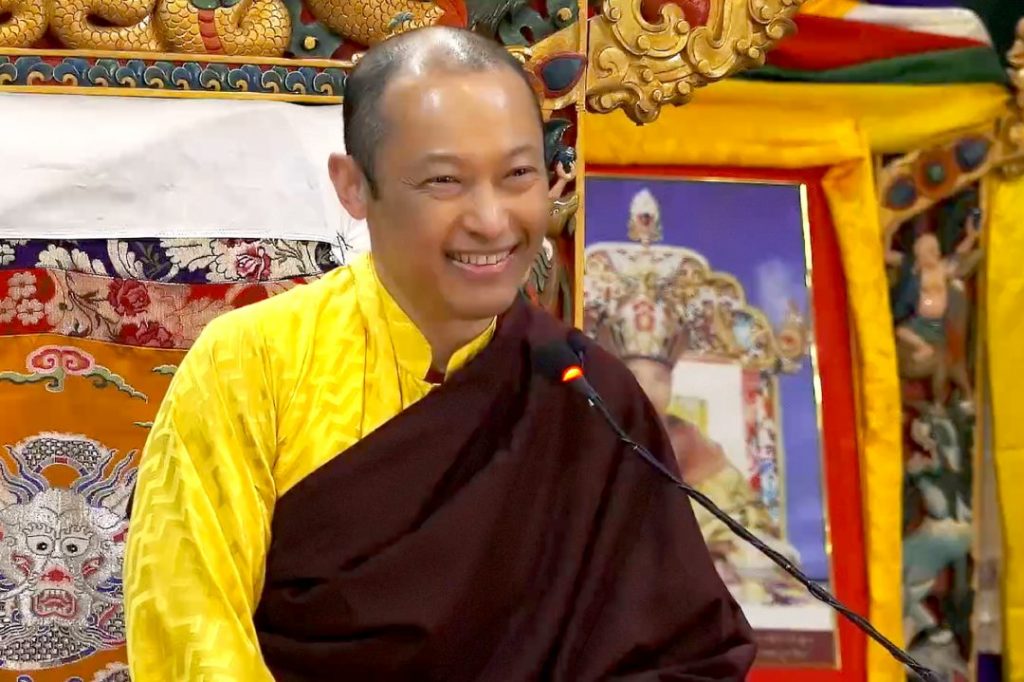 Sakyong Mipham maestro del Centro de meditación Gesar Gran Canaria